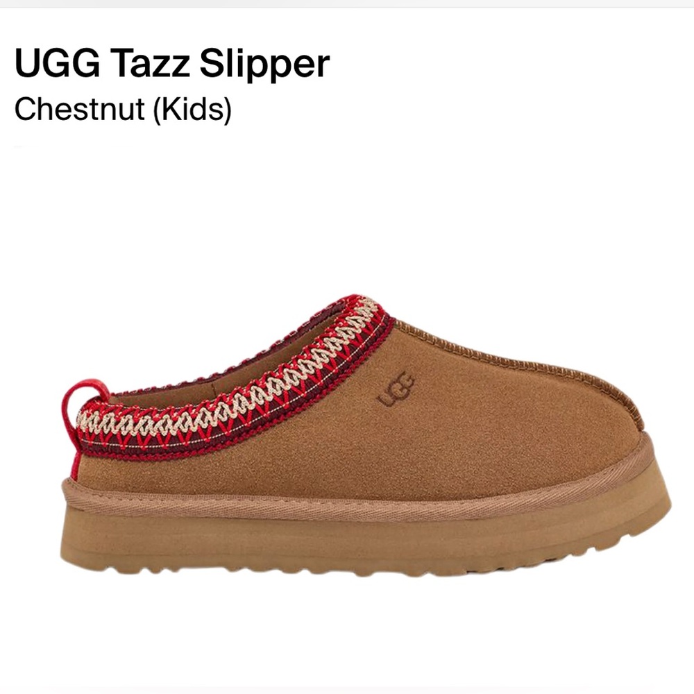 Ugg Tazz Chestnut Platform 1143776K big Kids size